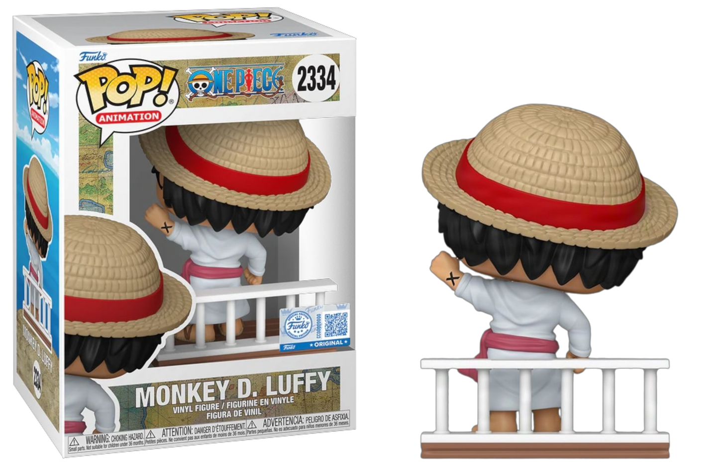 Funko Pop! Monkey-D.-Luffy-2334 vinyl figure collectible