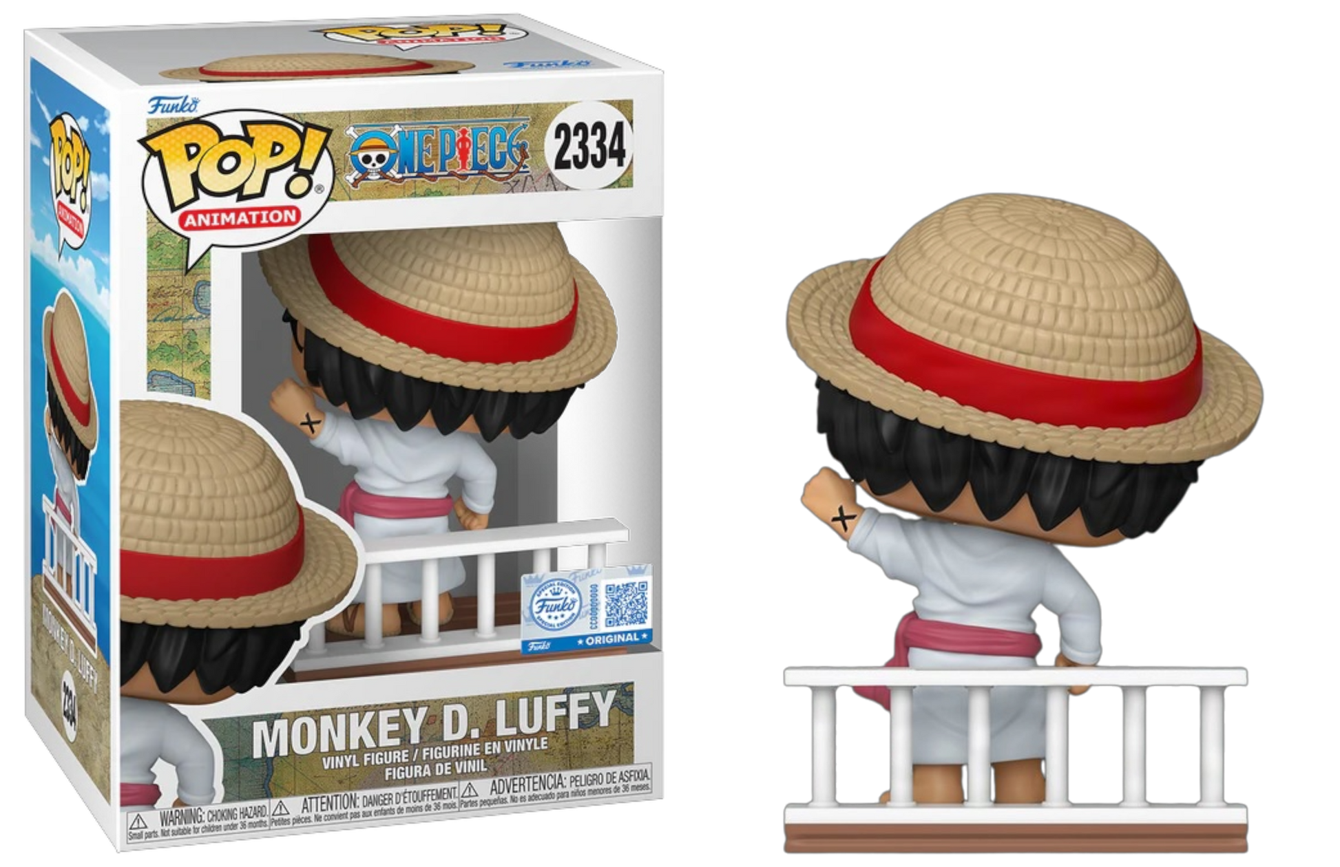 Funko Pop! Monkey-D.-Luffy-2334 vinyl figure collectible