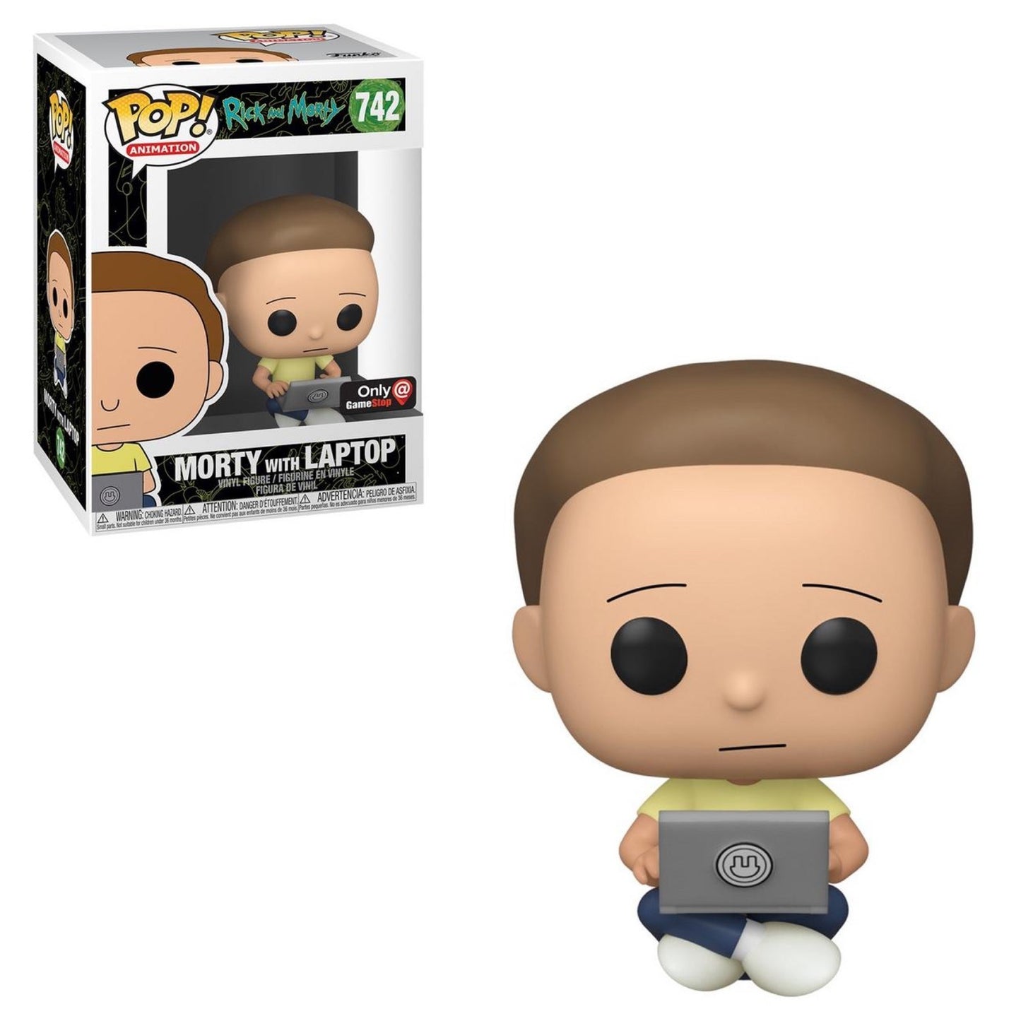 Funko Pop! Morty With Laptop #742 vinyl figure collectible
