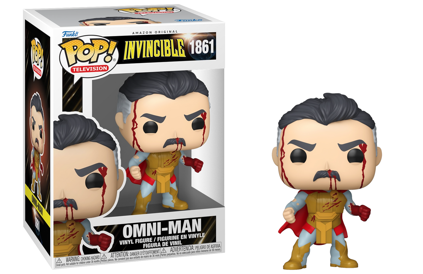 Funko Pop Omni-Man #1861 vinyl figure from Invincible series