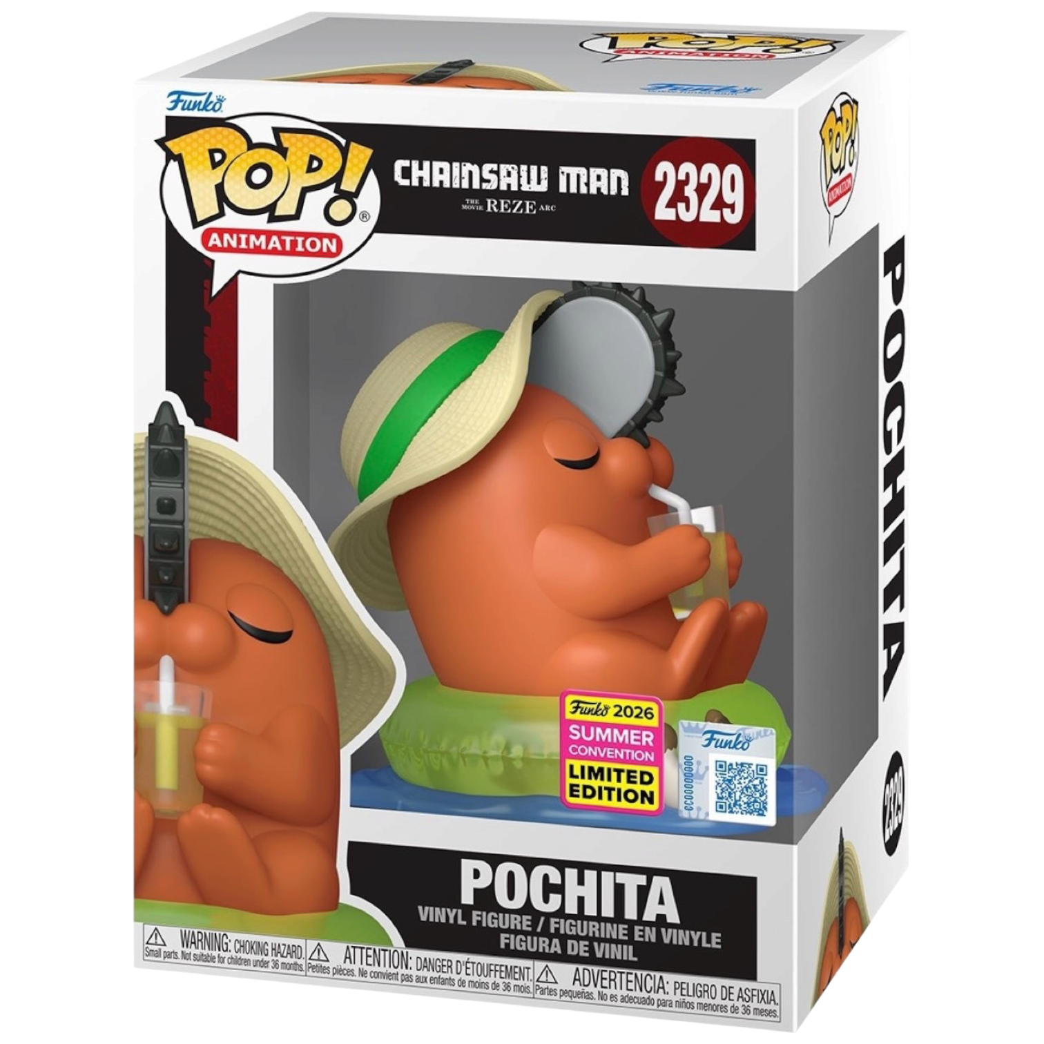 Funko Pop! Pochita #2329 Summer Convention 2026 vinyl figure collectible