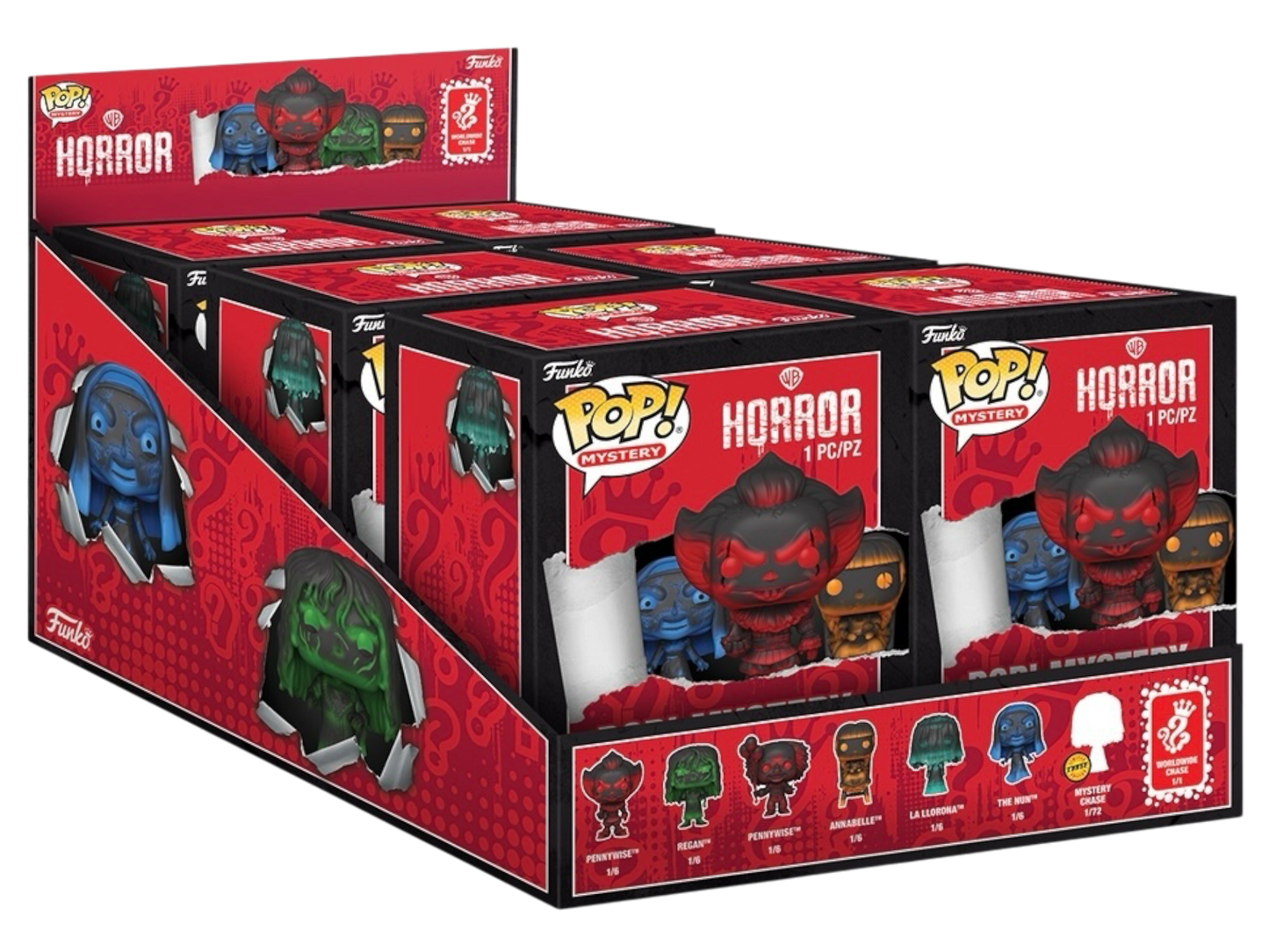 Pop! Mystery Horror Sealed 6 Pack