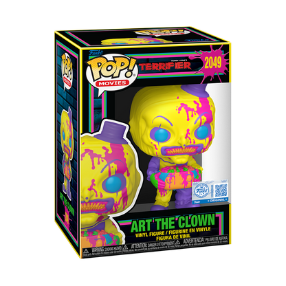 Funko Pop! Art the Clown with Head Blacklight #2049 horror collectible vinyl figure