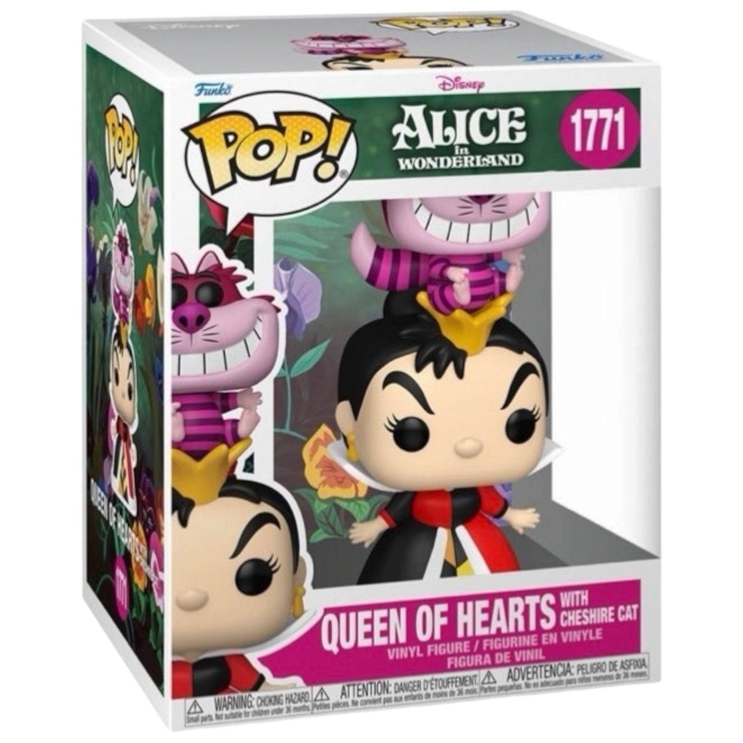 Funko Pop! Queen of Hearts with Cheshire Cat #1771 vinyl figure collectible