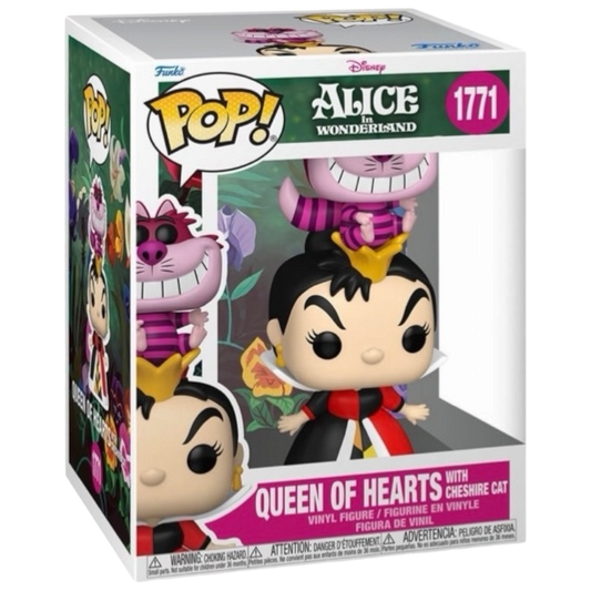 Funko Pop! Queen of Hearts with Cheshire Cat #1771 vinyl figure collectible