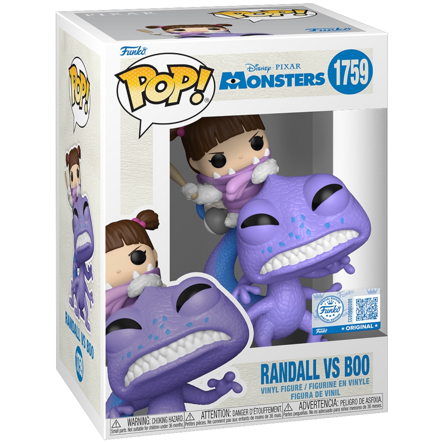 Funko Pop! Randall vs Boo #1759 vinyl figure collectible