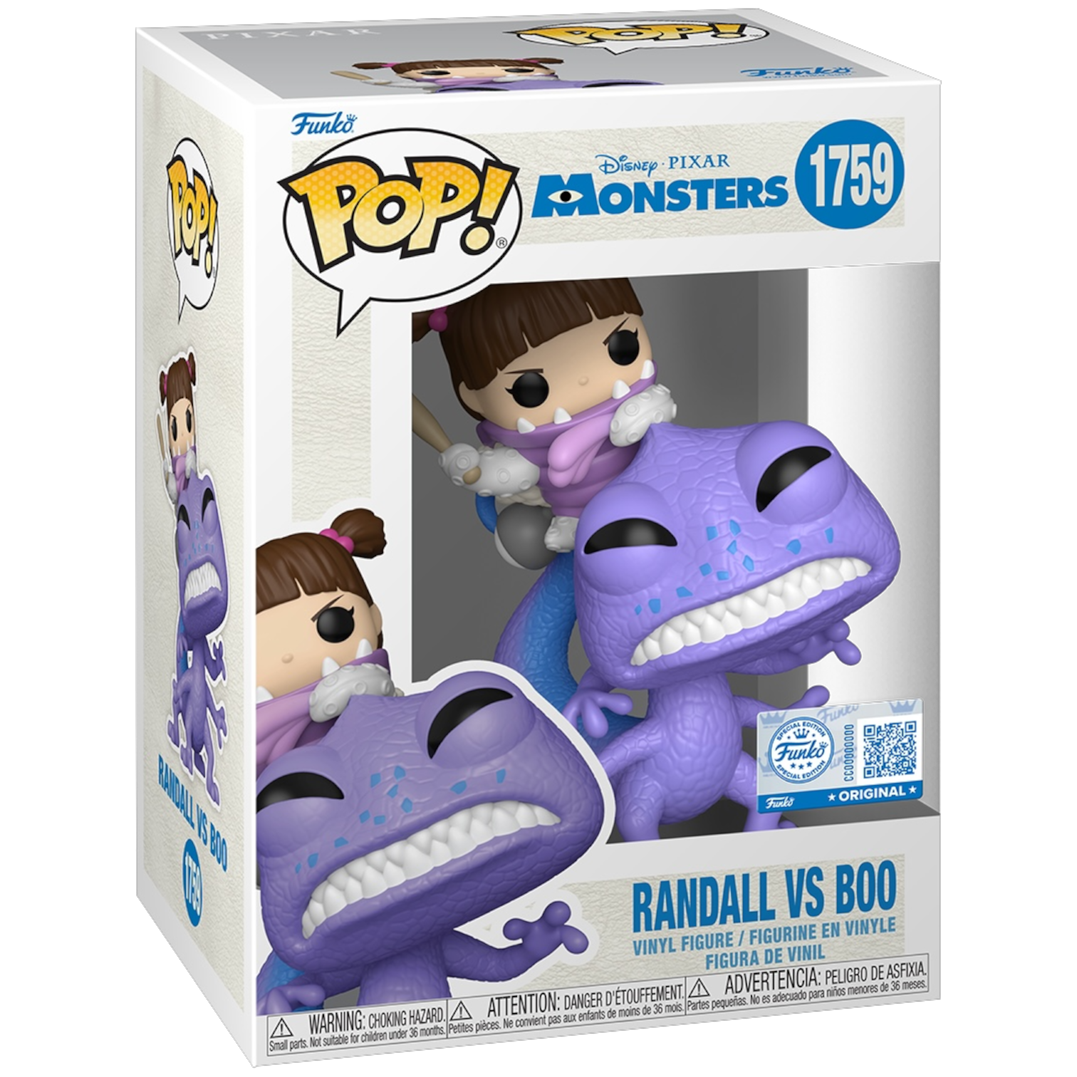 Funko Pop! Randall vs Boo #1759 vinyl figure collectible
