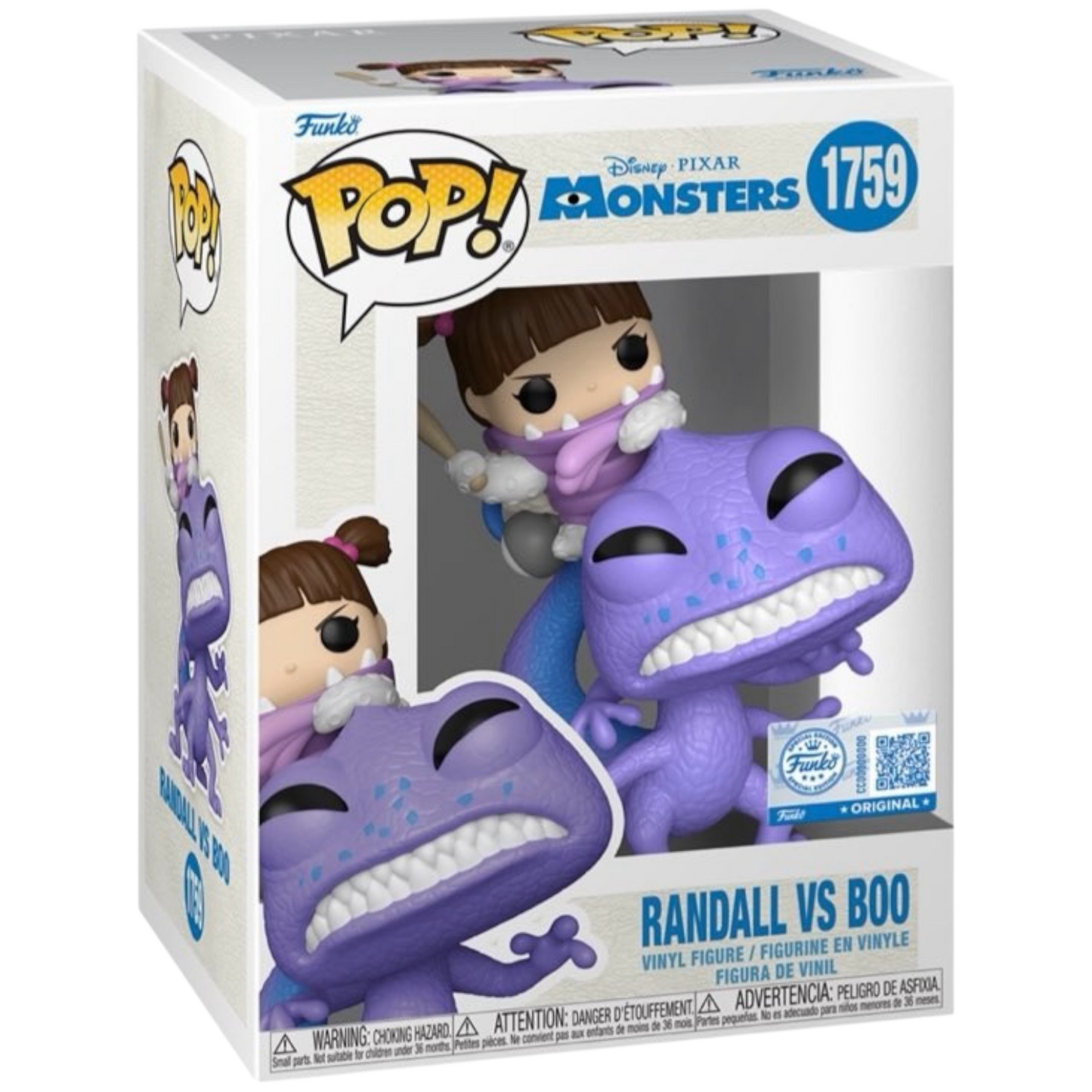 Funko Pop! Randall vs Boo #1759 vinyl figure collectible