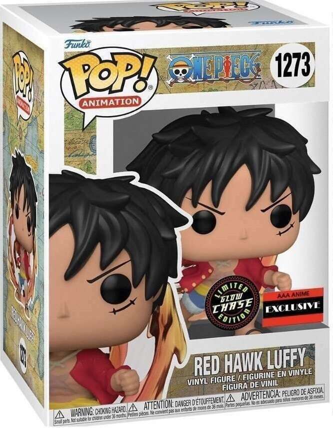 Red Hawk Luffy Chase 1273 - One Piece Funko Pop!