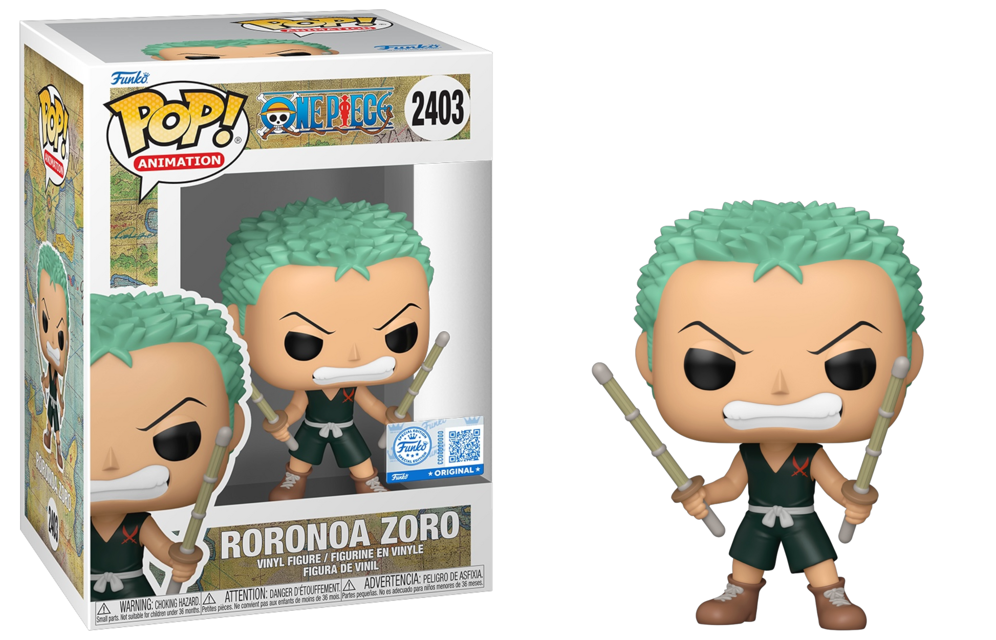 Funko Pop! Roronoa Zoro (Kid) #2403 vinyl figure collectible