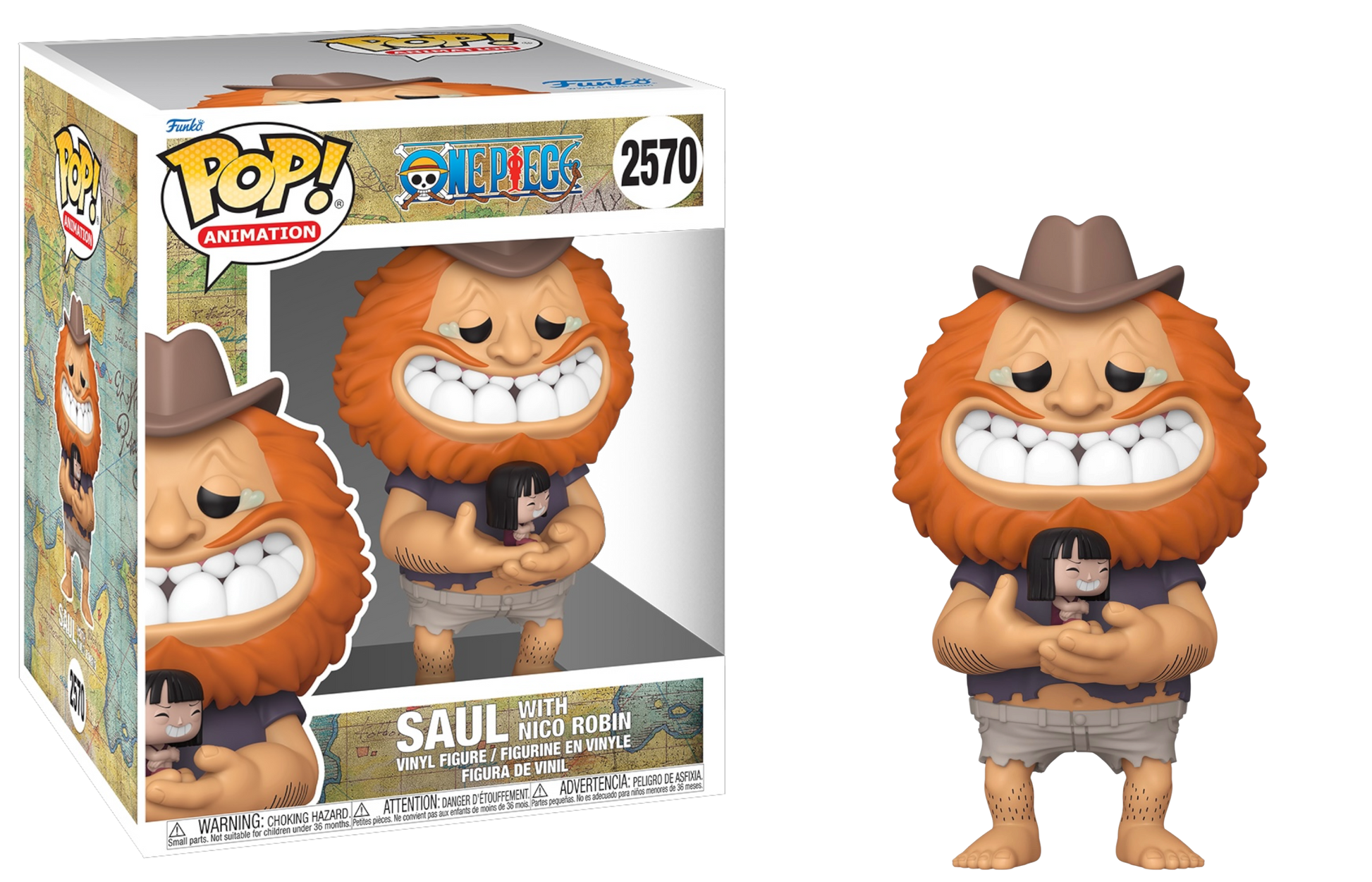Funko Pop! Saul with Nico Robin #2570 vinyl figure collectible