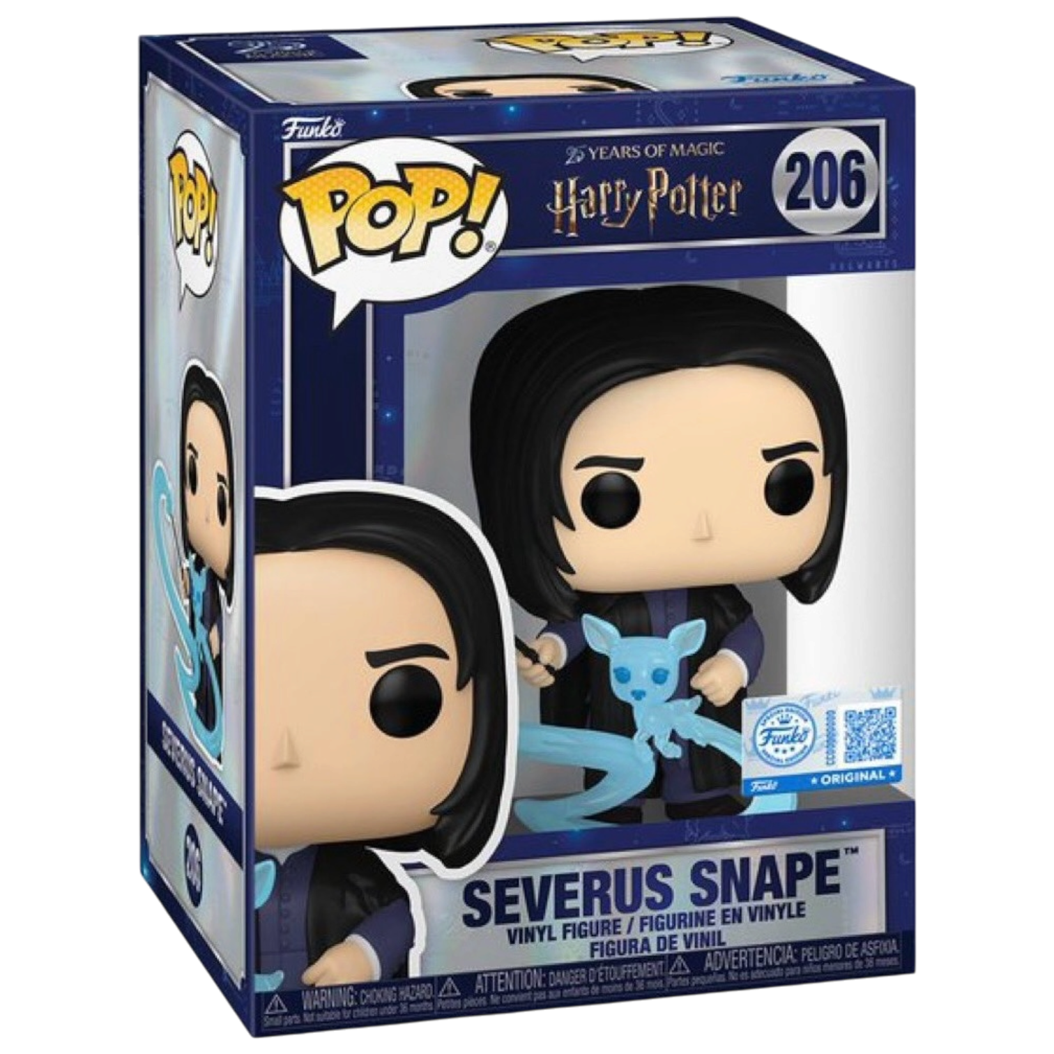 Funko Pop! Severus Snape Exclusive #206 vinyl figure collectible