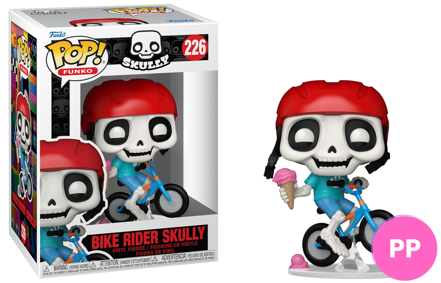 Skully bike rider skully #226