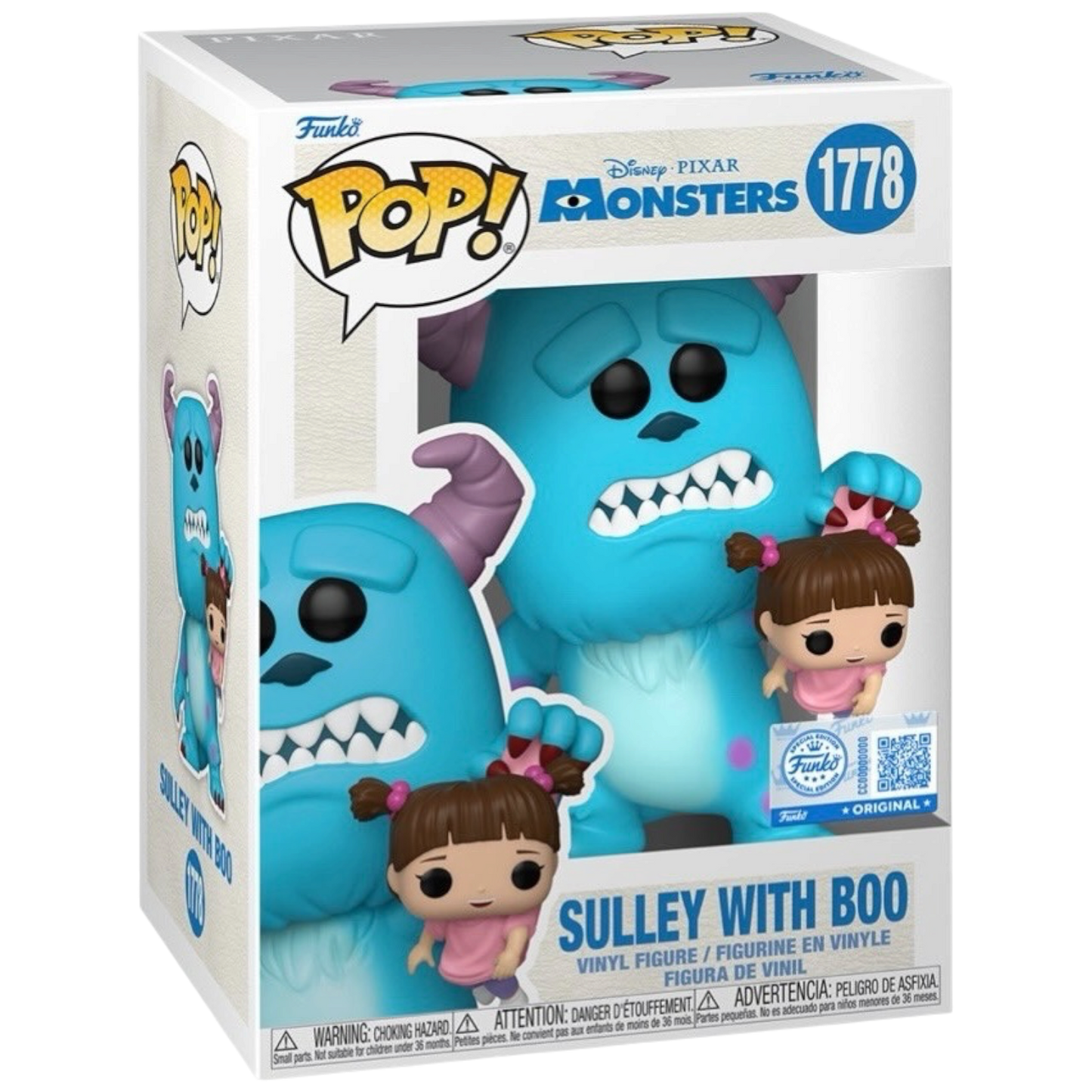 Funko Pop! Sulley with Boo #1778 vinyl figure collectible