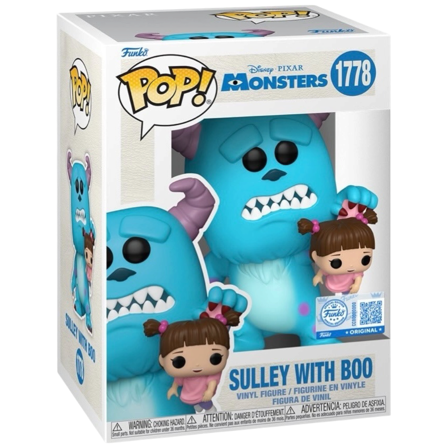 Funko Pop! Sulley with Boo #1778 vinyl figure collectible