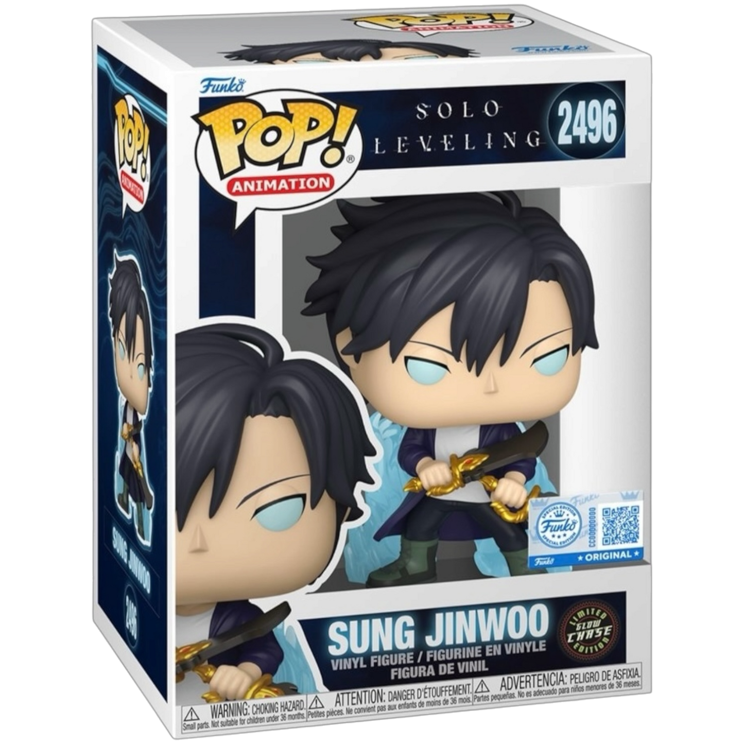 Funko Pop! Sung Jinwoo Glow Chase #2496 vinyl figure collectible