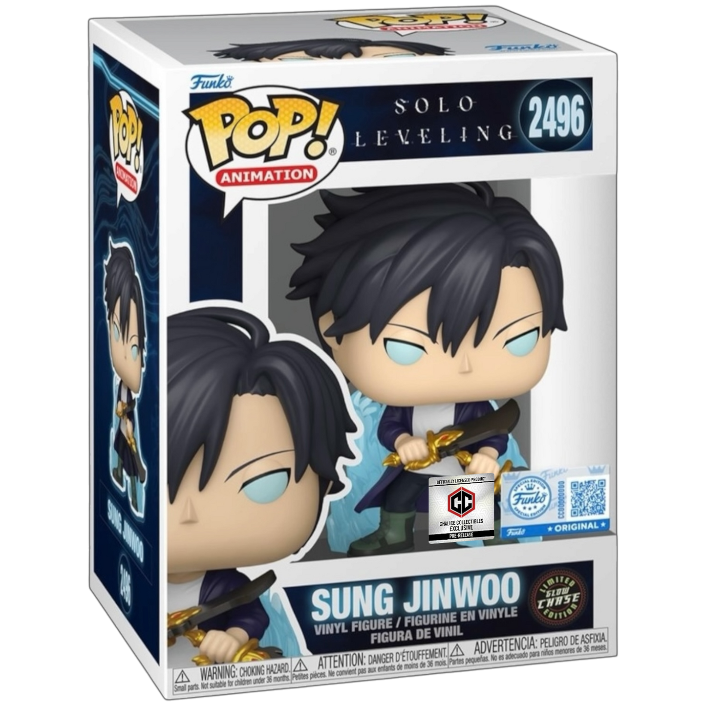 Funko Pop! Sung Jinwoo Chase Chalice Pre-Release Bundle: 2 Pops vinyl figure collectible