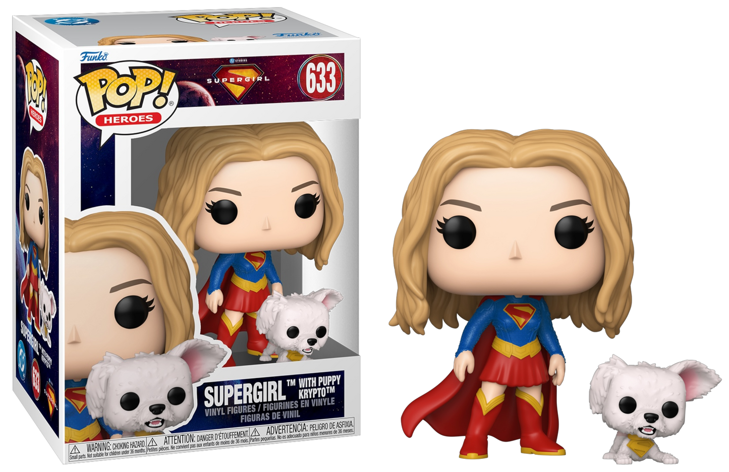 Supergirl with Puppy Krypto #633