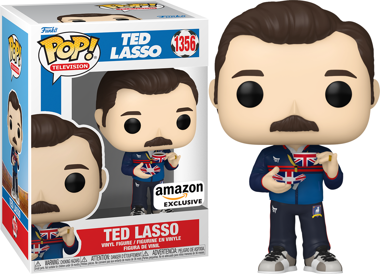 Funko Pop! Ted Lasso with Teacup #1356 vinyl figure collectible