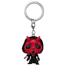 Pop Keychain ghost face pocket pop keychain