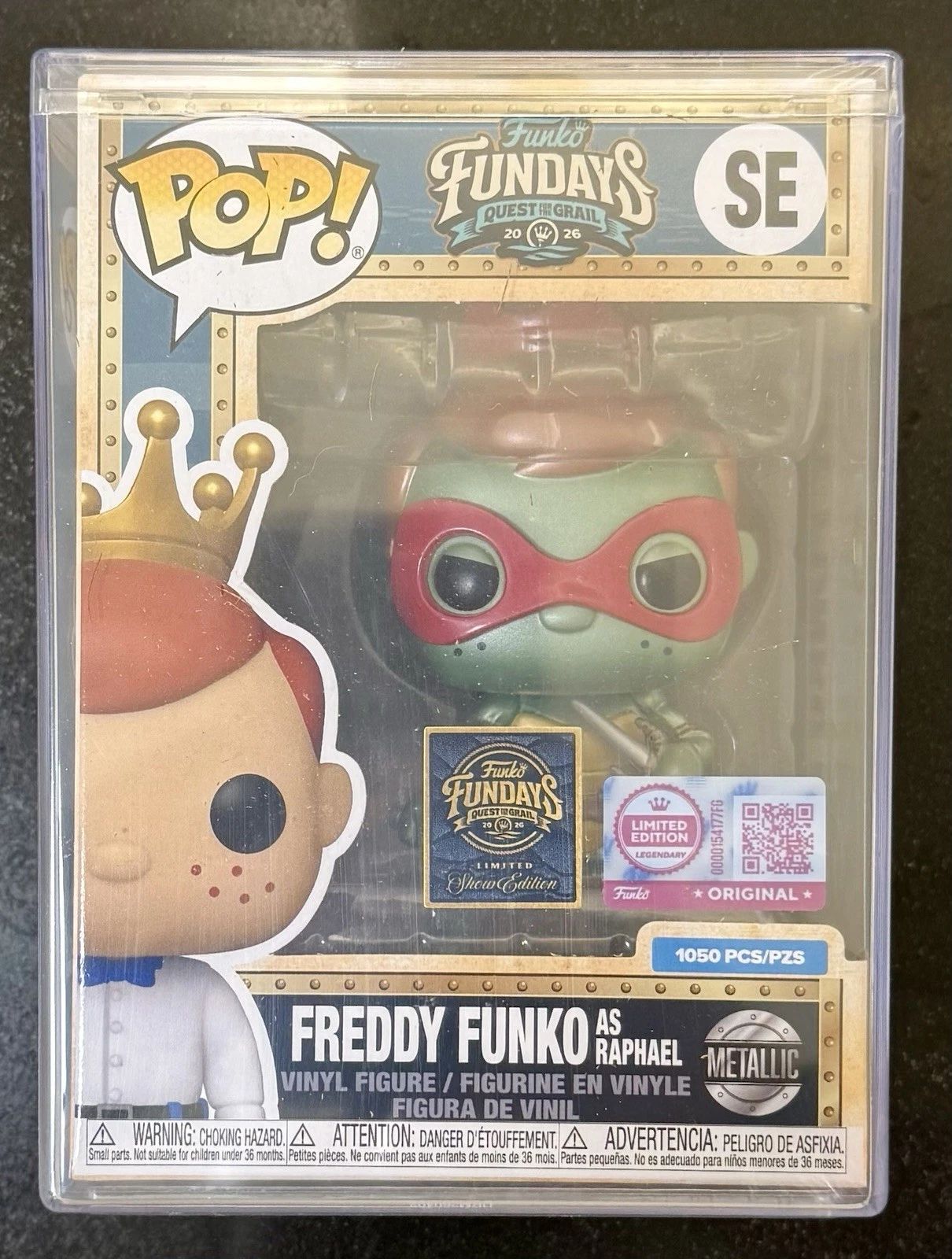 Freddy Funko as Raphael Metallic 1050 Pcs