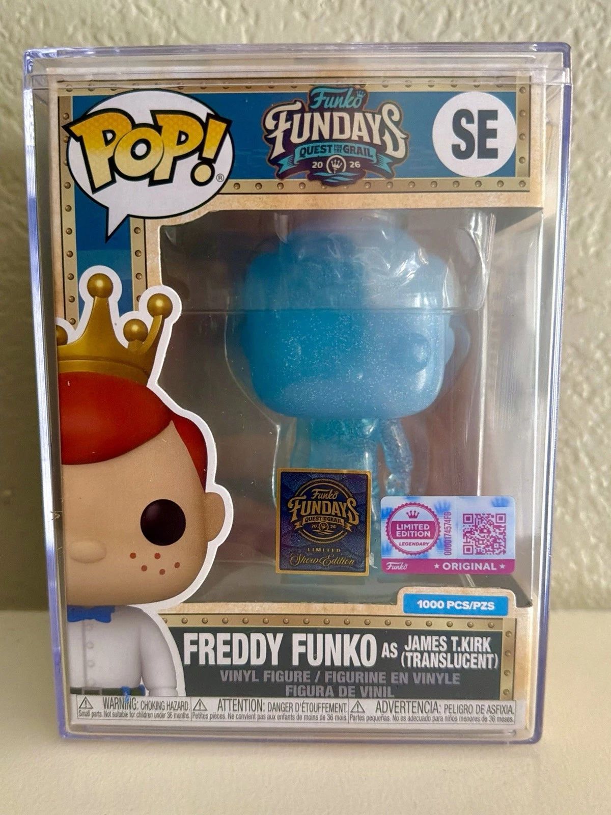 Freddy Funko as James T. Kirk 1000 Pcs