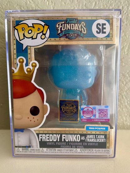 Freddy Funko as James T. Kirk 1000 Pcs