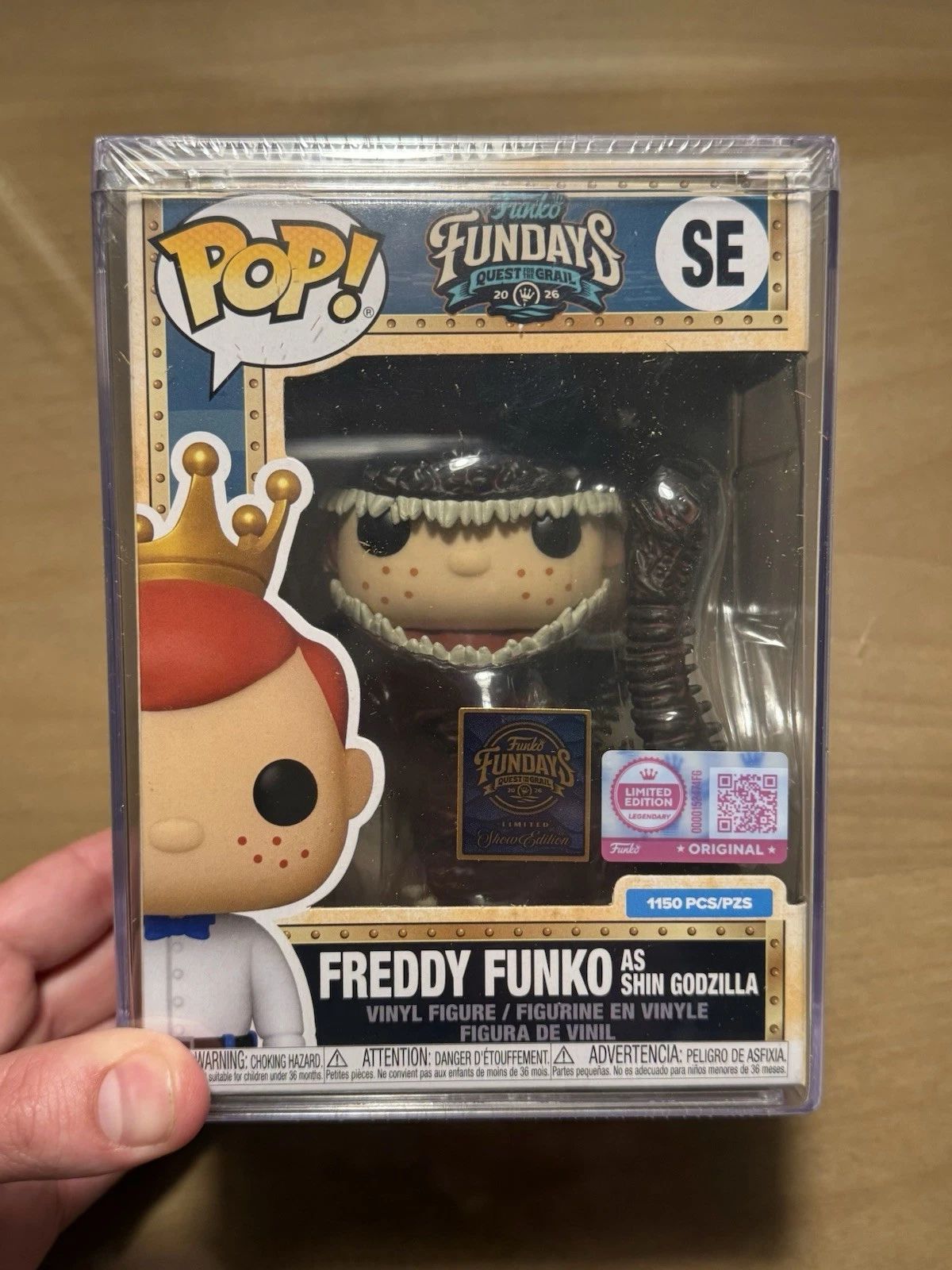 Freddy Funko as Shin Godzilla Black Eyes 1150 Pcs