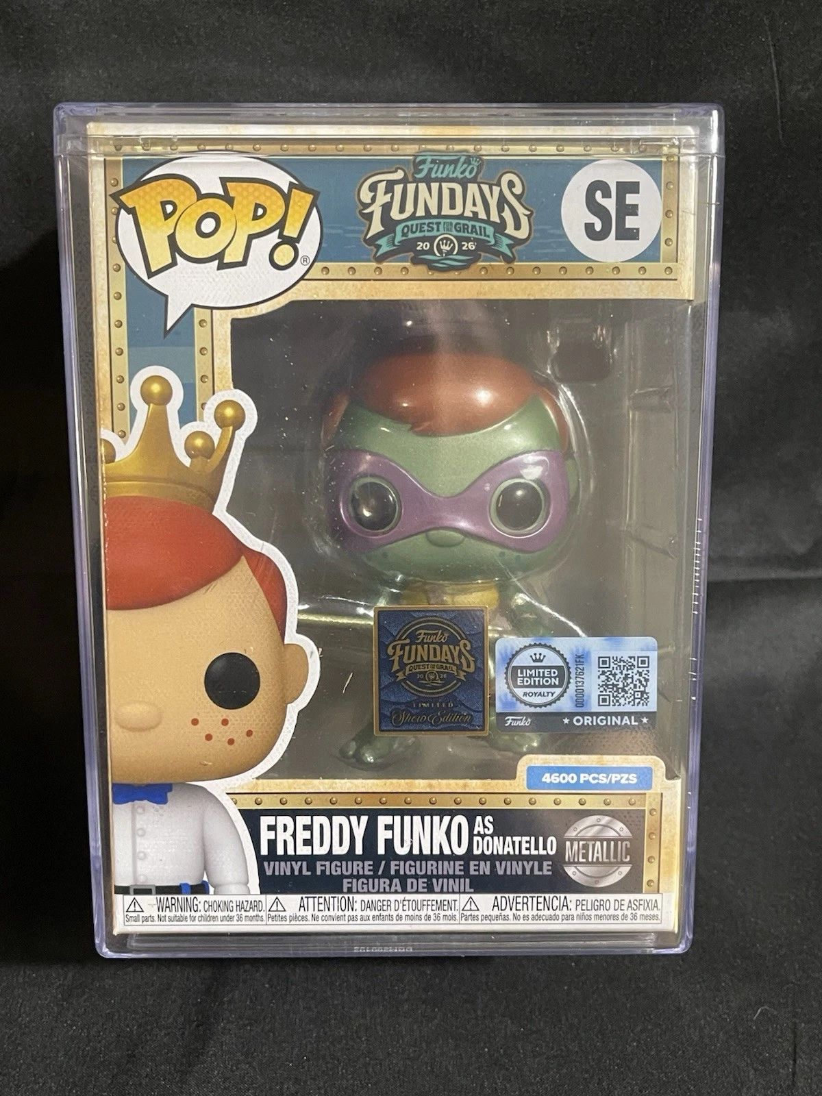 Freddy Funko As Donatello Metallic 4600 Pcs