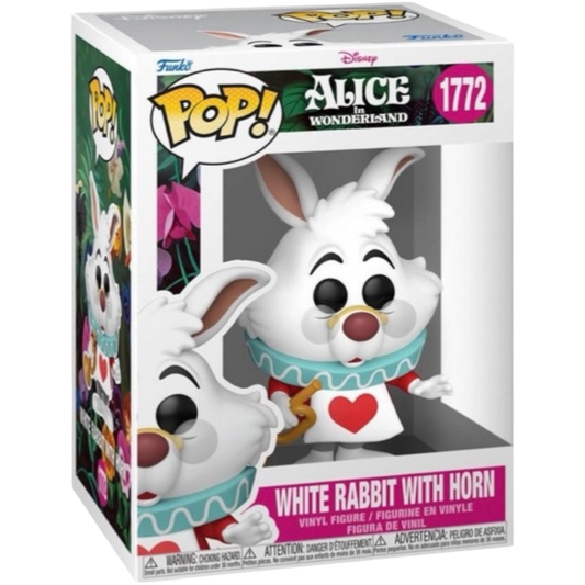 Funko Pop! White Rabbit with Horn #1772 vinyl figure collectible