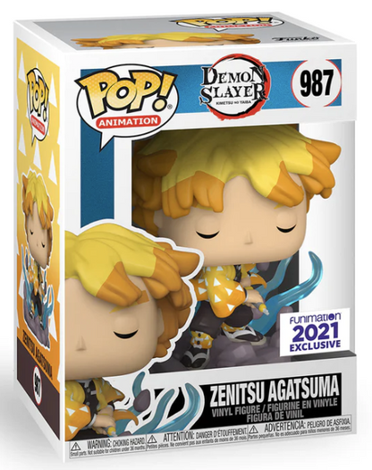Funko Pop! Zenitsu Agatsuma #987 vinyl figure collectible