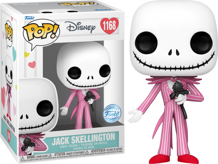 Funko Pop! Jack Skellington (Pink Suit Valentine) #1168 vinyl figure collectible