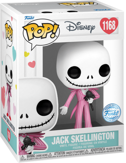 Funko Pop! Jack Skellington (Pink Suit Valentine) #1168 vinyl figure collectible
