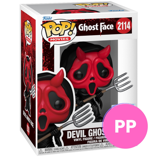 Devil Ghost Face with Pitch Fork #2114