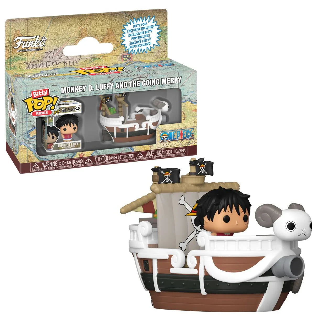 Monkey D Luffy and the Going Merry Bitty Ride