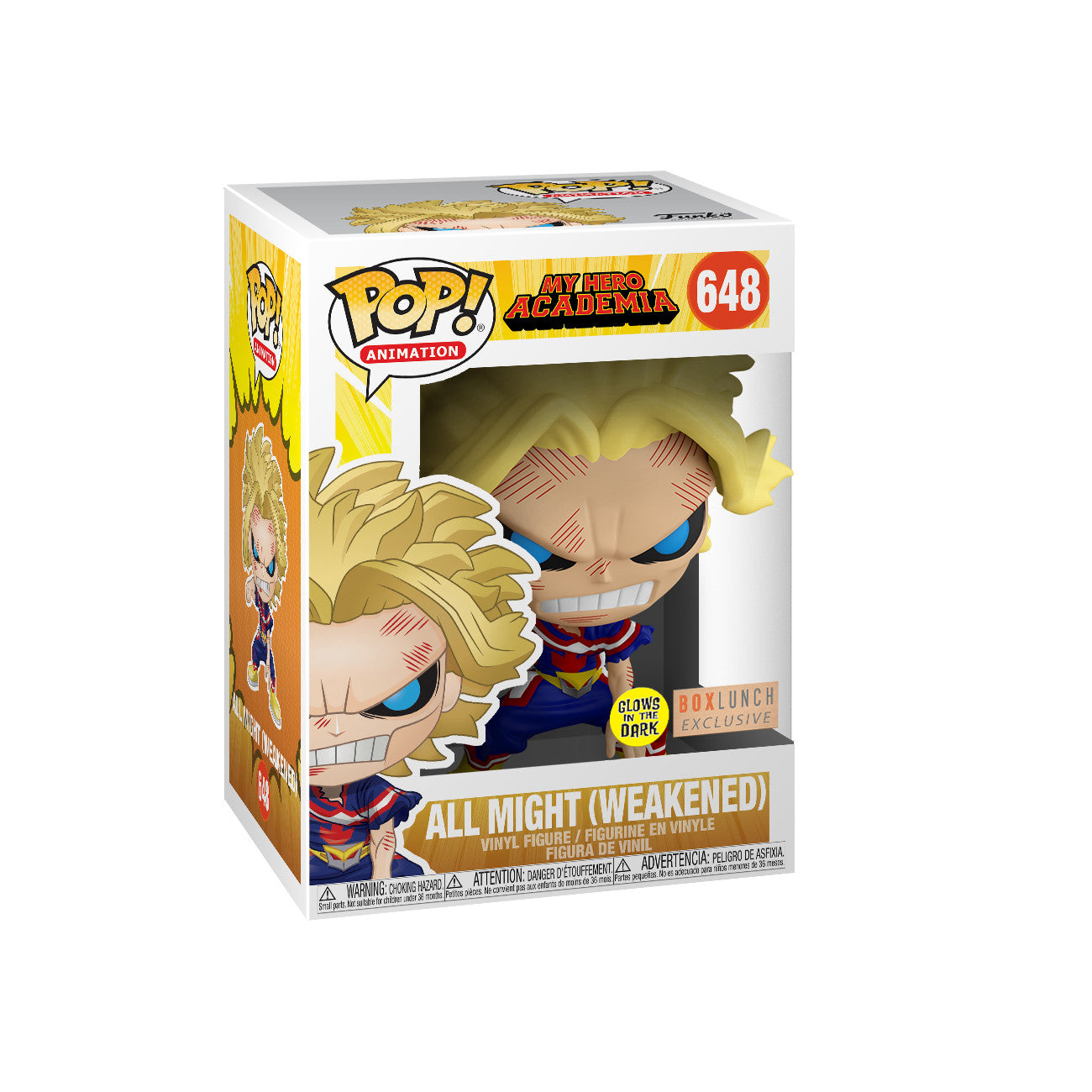 All Might Weakened Box Lunch Exclusive Glow #648